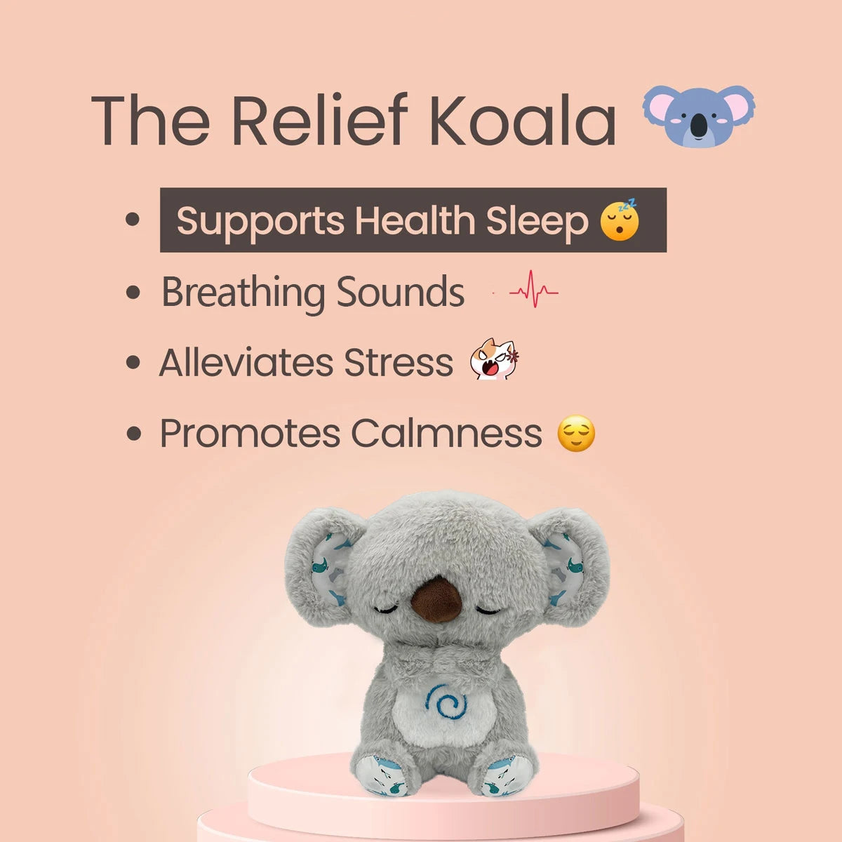 Breathing Bunny™ Comfort Pluchen Speelgoed